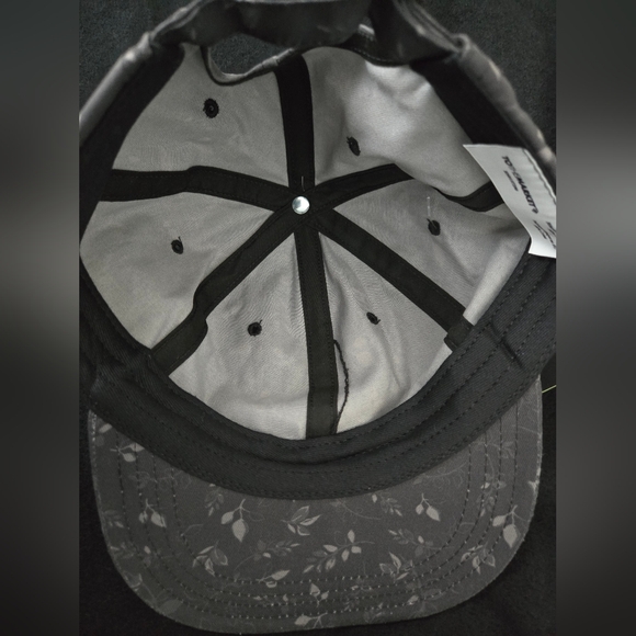 BNWT - TOTHEMARKET Floral Ball Cap in Charcoal Gray - Picture 6 of 8